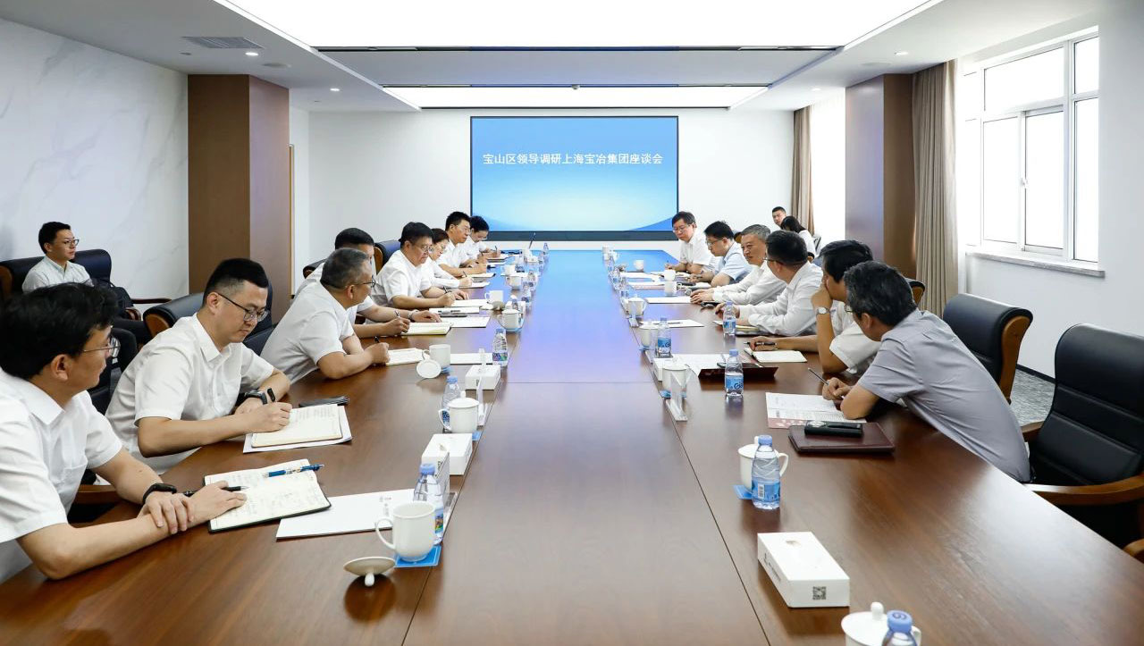 寶山區委書記李晨昊一行調研上海寶冶